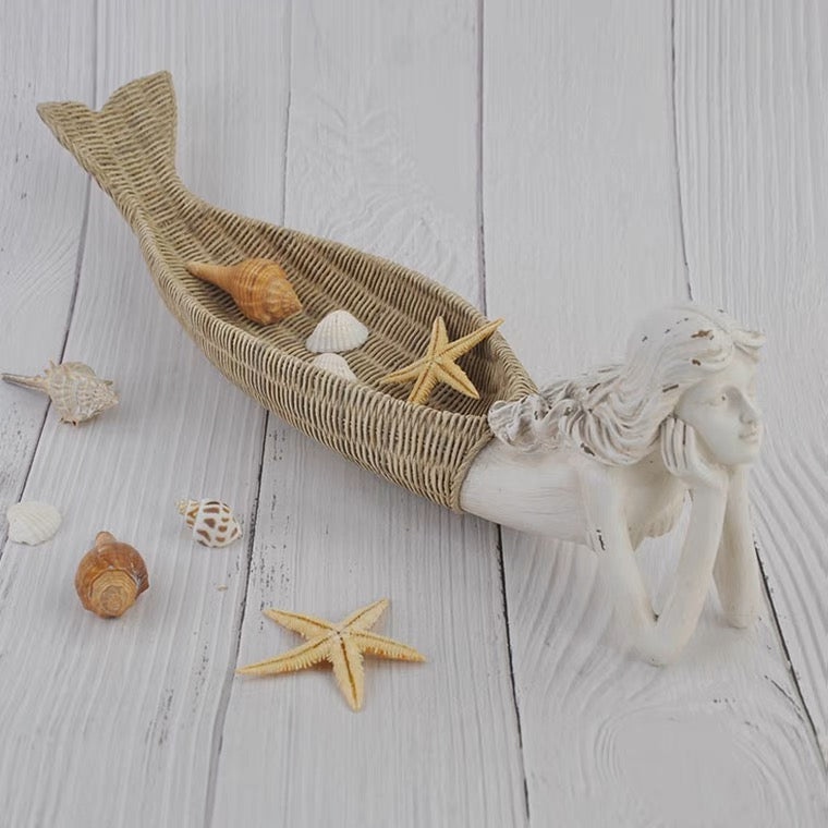 mermaid resin ornament