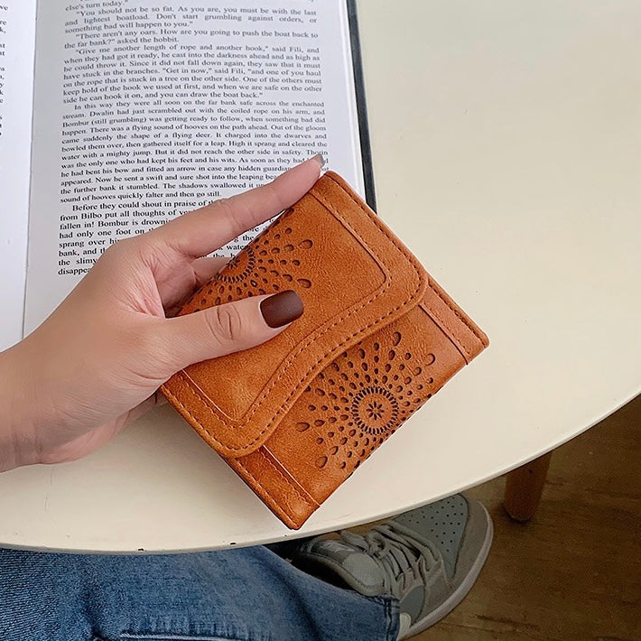 shiny mini wallet